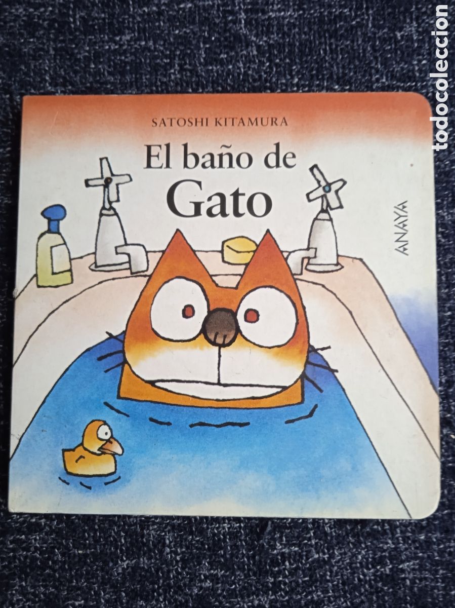 Libros de segunda mano: CUENTO -MI PRIMERA SOPA DE LIBROS - EL BA&Ntilde;O DE GATO / SATOSHI KITAMURA -ED. ANAYA