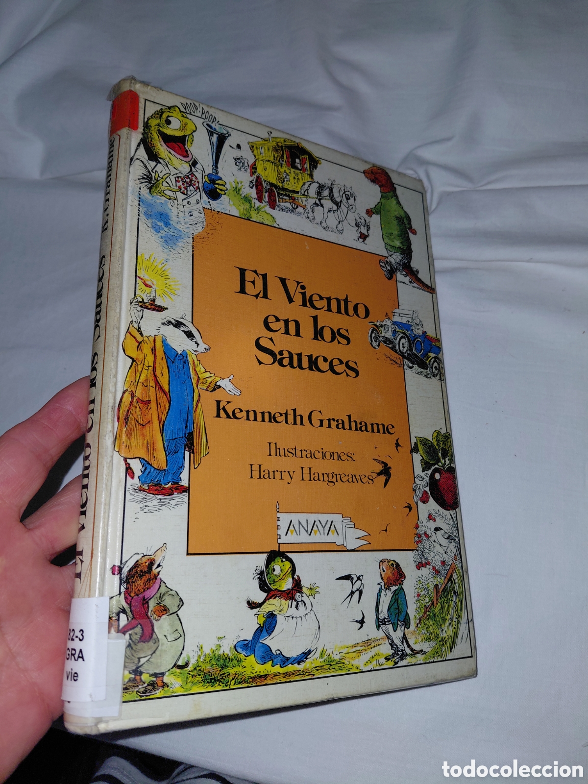 Libros de segunda mano: EL VIENTO EN LOS SAUCES.KENNETH GRAHAME.ILUSTRACIONES HARRY HARGREAVES.ANAYA.-2&ordf; EDICION 1986