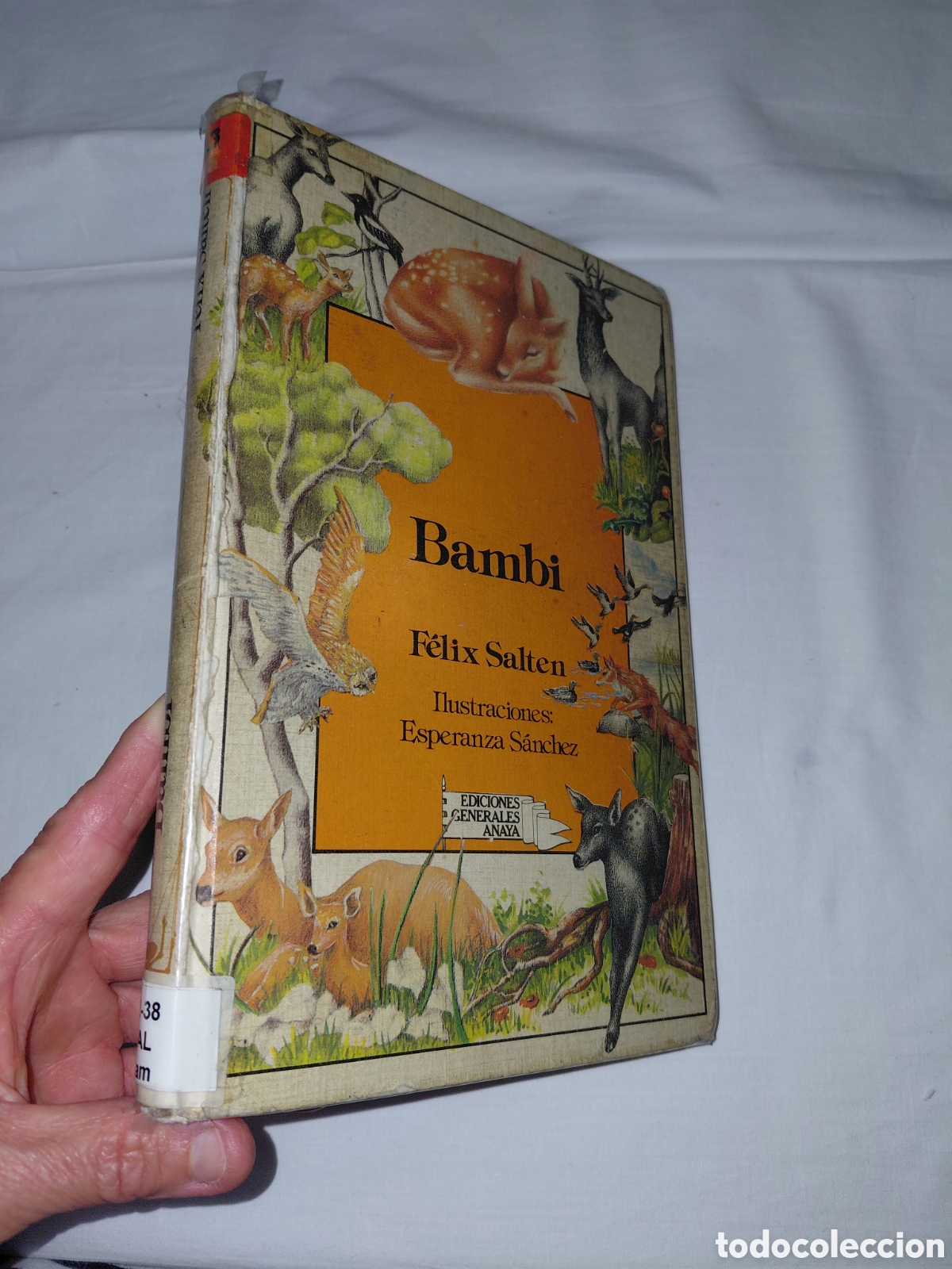 Libros de segunda mano: BAMBI.FELIX SALTEN.ANAYA.ILUSTRACIONES ESPERANZA SANCHEZ.-1&ordf; EDICION 1985