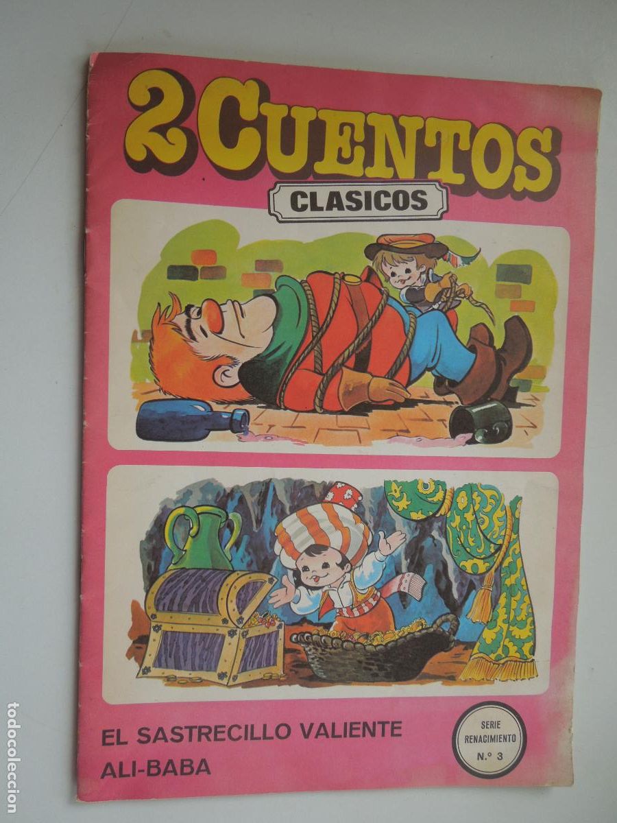 Libros de segunda mano: 2 CUENTOS CLASICOS - EL SASTRECILLO VLIENTE - AL&Iacute;-BABA - SERIE RENACIMIENTO N&ordm; 3 - 1981