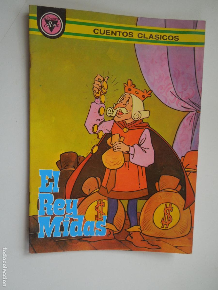 Libros de segunda mano: EL REY MIDAS - CUENTOS CLASICOS N&ordm; 48 -EDICIONES ALONSO - 1982-Juan Alarc&oacute;n Benito y Enrique Ib&aacute;&ntilde;ez