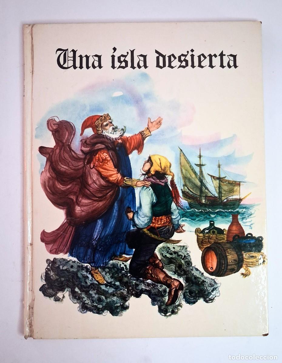Libros de segunda mano: Una isla desierta colecci&oacute;n Rubi, ed. Susaeta 1970, ilustra Fernando Saez