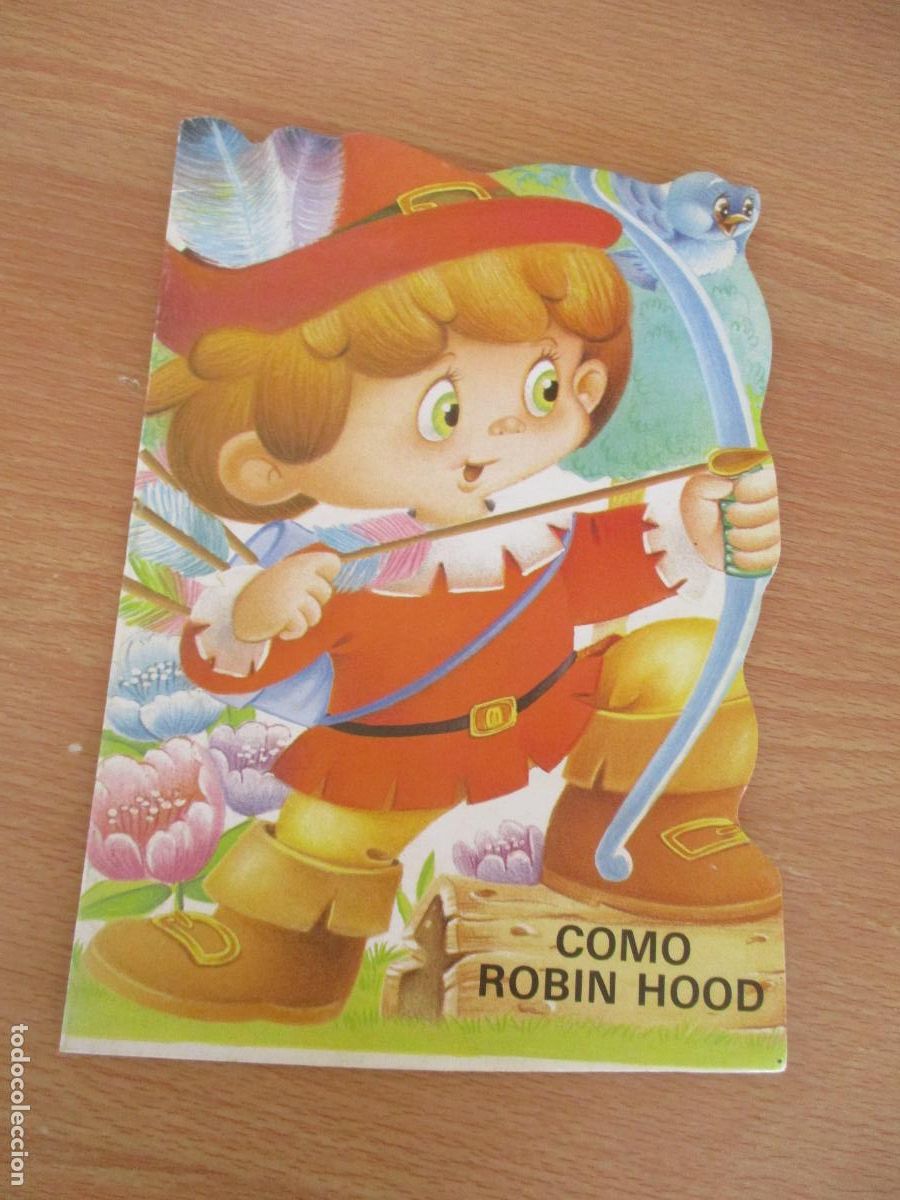 Libros de segunda mano: COLECCI&Oacute;N MIS TROQUELADOS -N&ordm;. 3- COMO ROBIN HOOD-BRUGUERA-, 1&ordf;., EDC., 1983