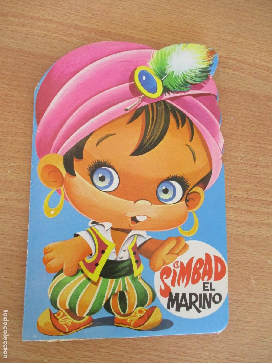 Libros de segunda mano: TROQUELADOS OJITOS-N&ordm;., 6- SIMBAD EL MARINO-BRUGUERA-, 1&ordf;., EDC., 1986