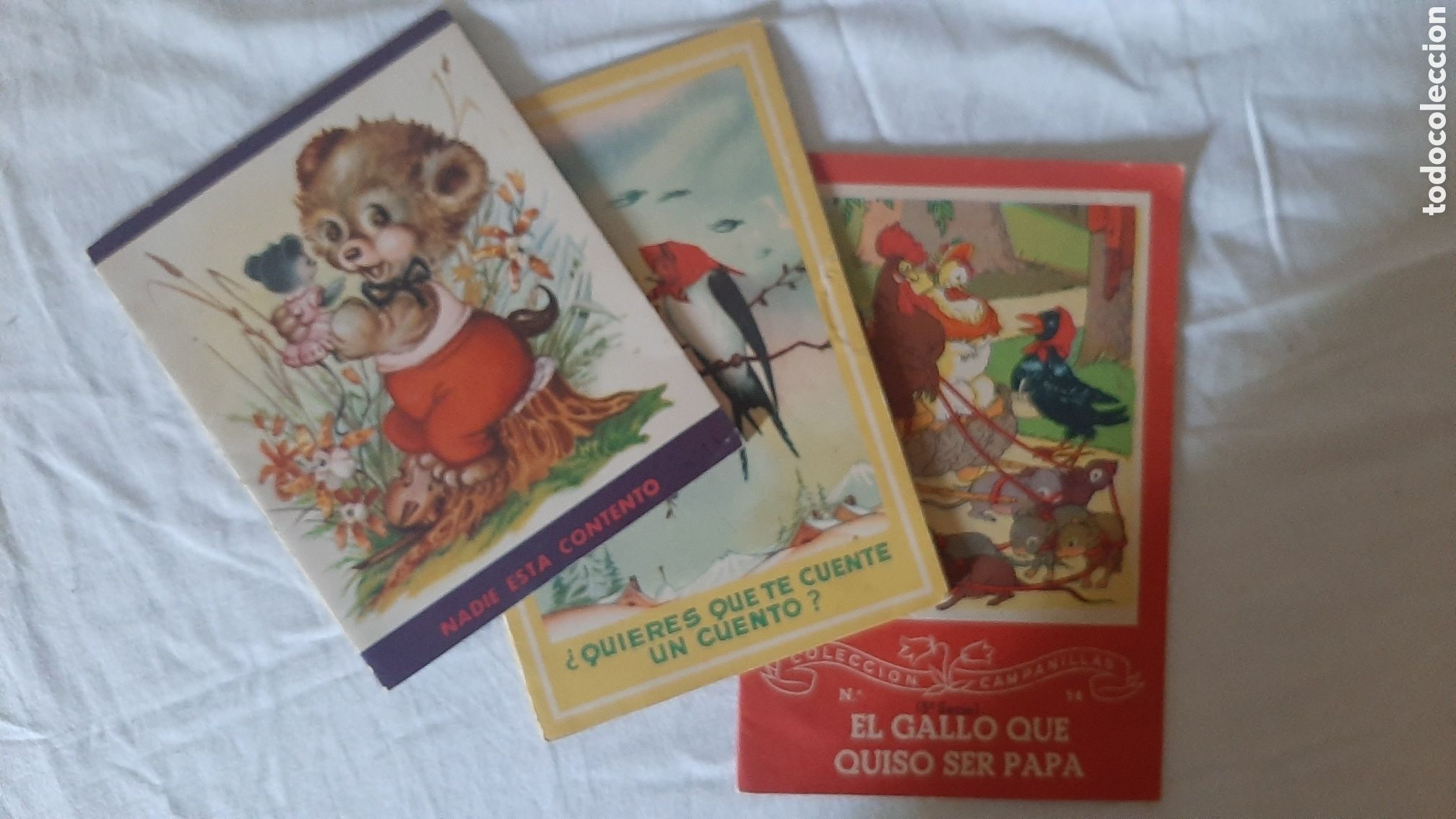 Libros de segunda mano: lote 3 cuentos ni&ntilde;os 1960 en color