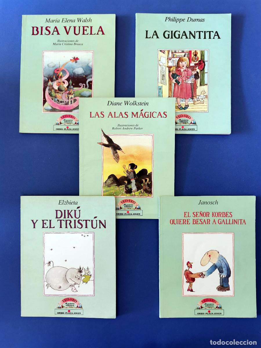 Libros de segunda mano: Dik&uacute; y el Trist&uacute;n Elzbieta La Gigantita Philippe Dumas Bisa vuela Mar&iacute;a Elena Walsh Las alas m&aacute;gicas