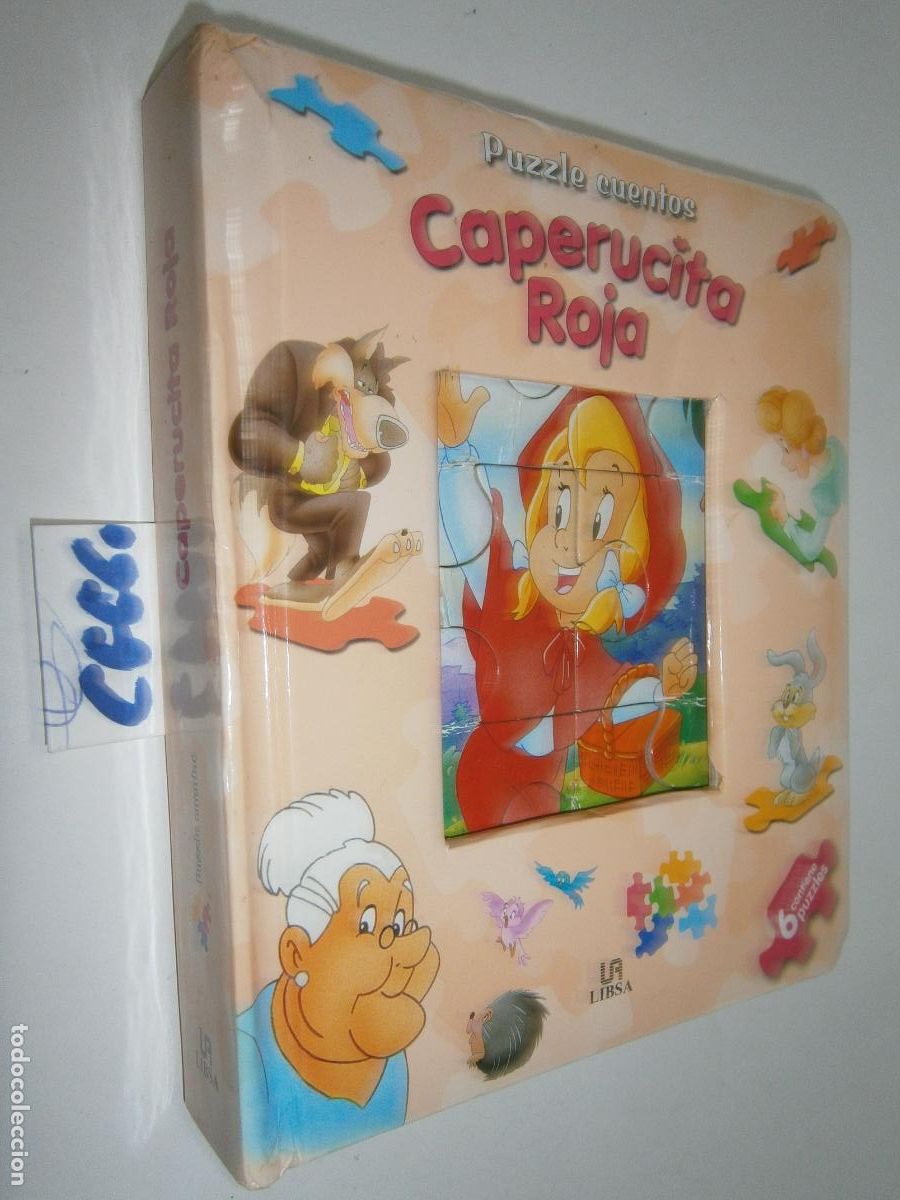Libros de segunda mano: PUZZLES DEL CUENTO DE CAPERUCITA ROJA (VARIOS)