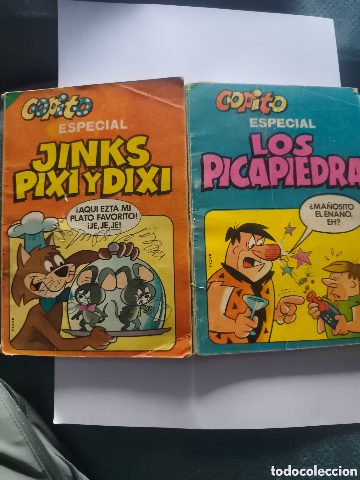 Libros de segunda mano: DOS COPITO ESPECIAL. PICAPIEDRA Y JINIS, PIXI Y DIXI