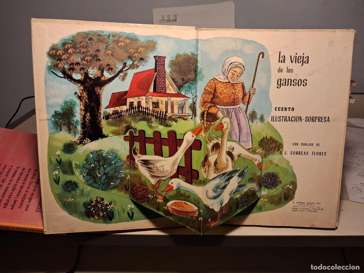 Libros de segunda mano: LA VIEJA Y LOS GANSOS (ILUSTRACIONES SORPRESA, 3 DESPLEGABLES)