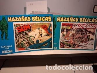 Libros de segunda mano: 2 NUMEROS DE AZA&Ntilde;AS BELICAS : SLIM EL BRAVO Y DIEZ MINUTOS EN STALINGRADO