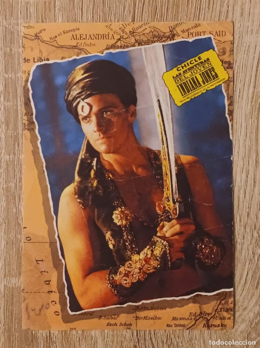 Libros de segunda mano: CROMO CHICLE LAS AVENTURAS DEL JOVEN INDIANA JONES NO PANRICO NO MATUTANO CROPAN BIMBO NO PHOSKITOS
