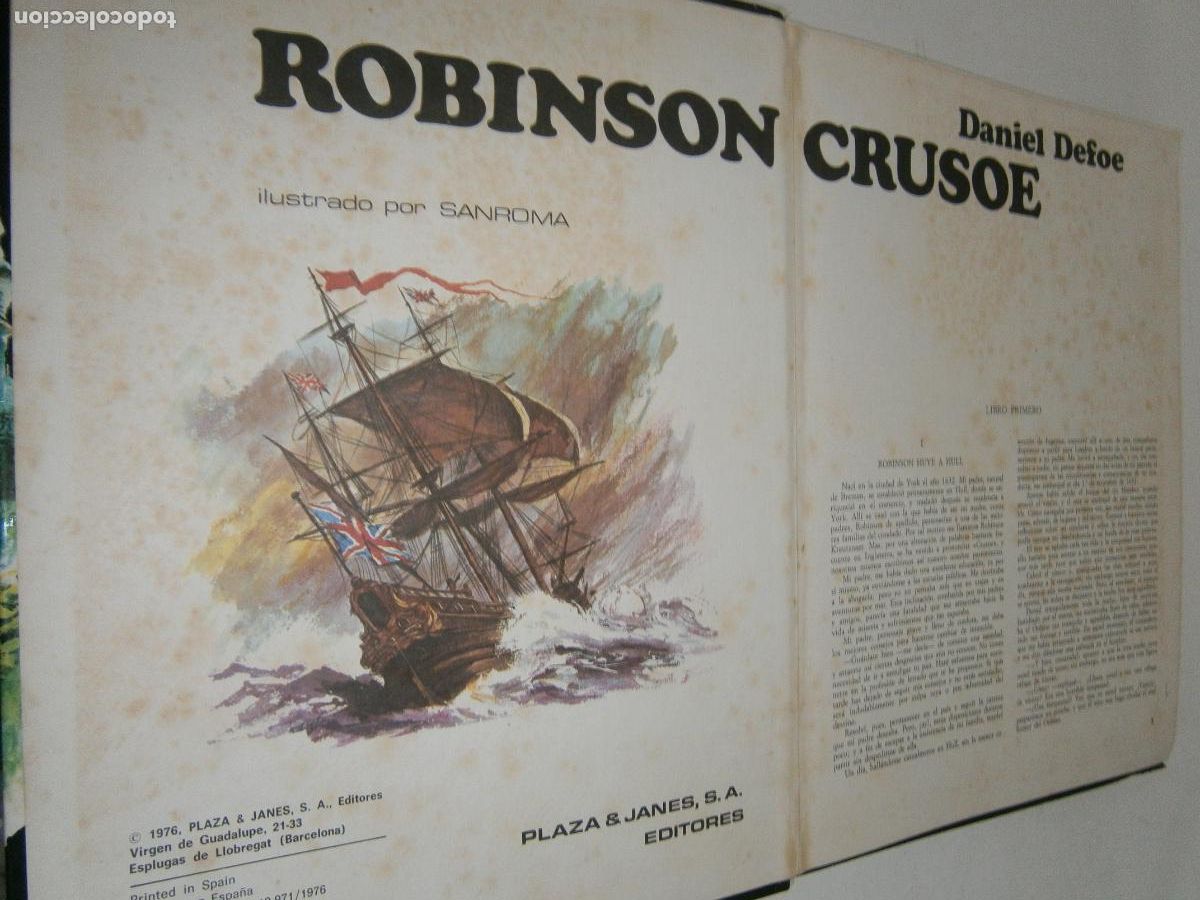 Libros de segunda mano: ANTIGUO CUENTO - ROBINSON CRUSOE - Foto 2