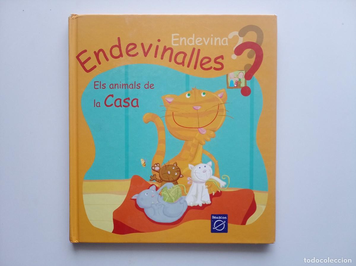 Libros de segunda mano: ENDEVINA? ENDEVINALLES? ELS ANIMALS DE LA CASA. FOLI. MOLT IL.LUSTRAT.