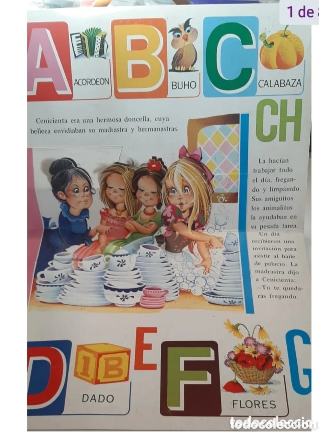 Libros de segunda mano: la cenicienta cuento troquelado vintage