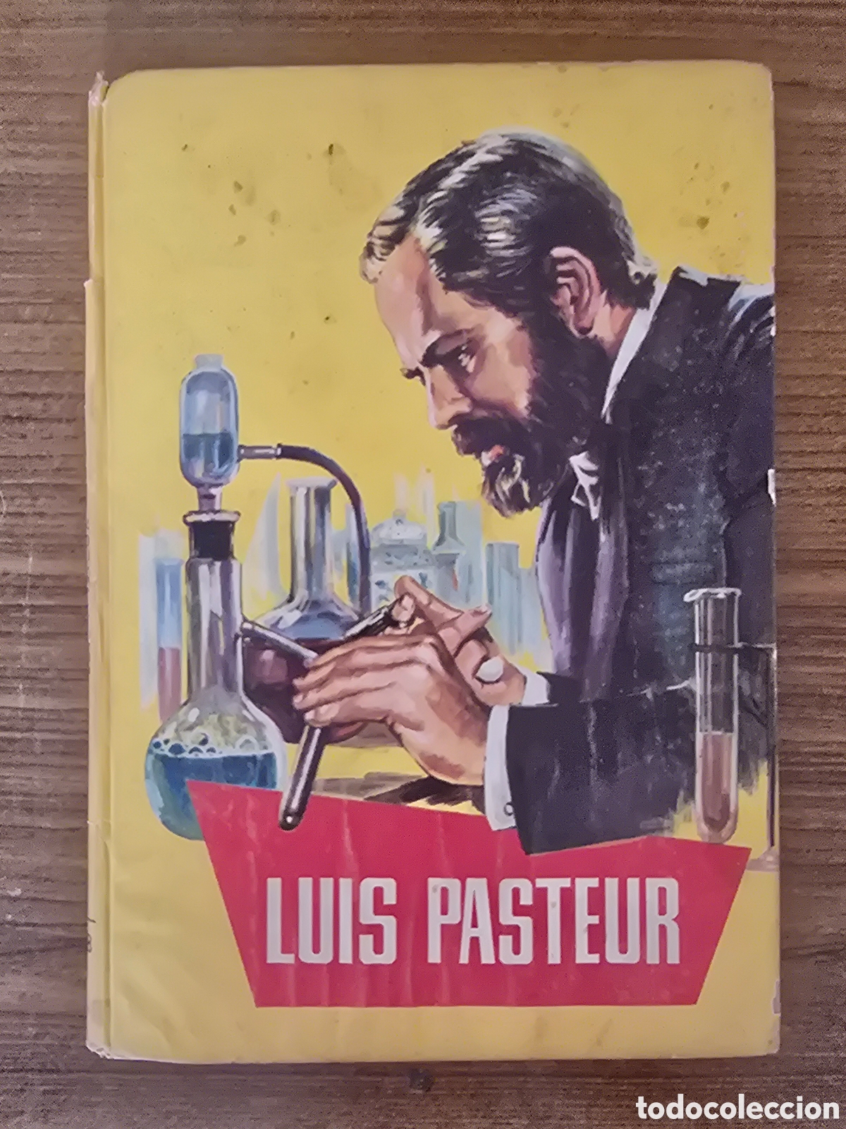 Livros em segunda m&atilde;o: LUIS PASTEUR,COLECCION JUVENIL,NUMERO 68,SERIE AMARILLA,A&Ntilde;O 1965,(FERMA)