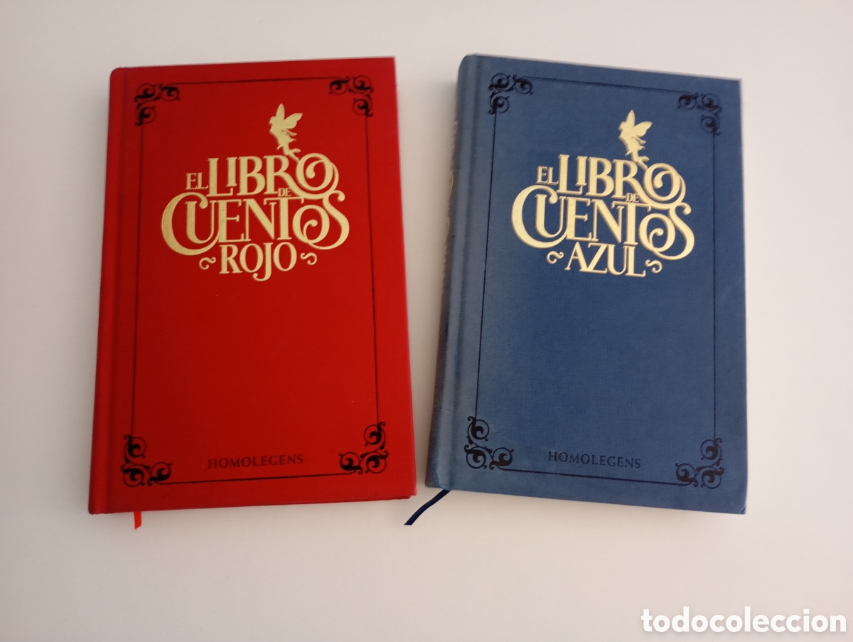 Libros de segunda mano: Homolegens El Libro de Cuentos Rojo y Azul Pulgarcito Blancanieves Cenicienta Aladino Bella y Bestia