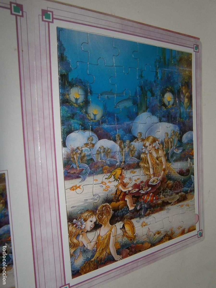 Libros de segunda mano: PUZZLE CUENTOS - SIRENAS (5 PUZZLES) - Foto 5