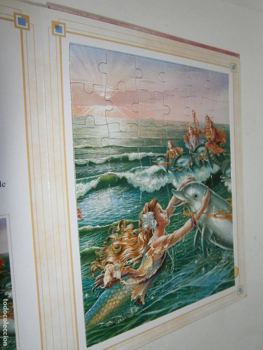 Libros de segunda mano: PUZZLE CUENTOS - SIRENAS (5 PUZZLES) - Foto 6