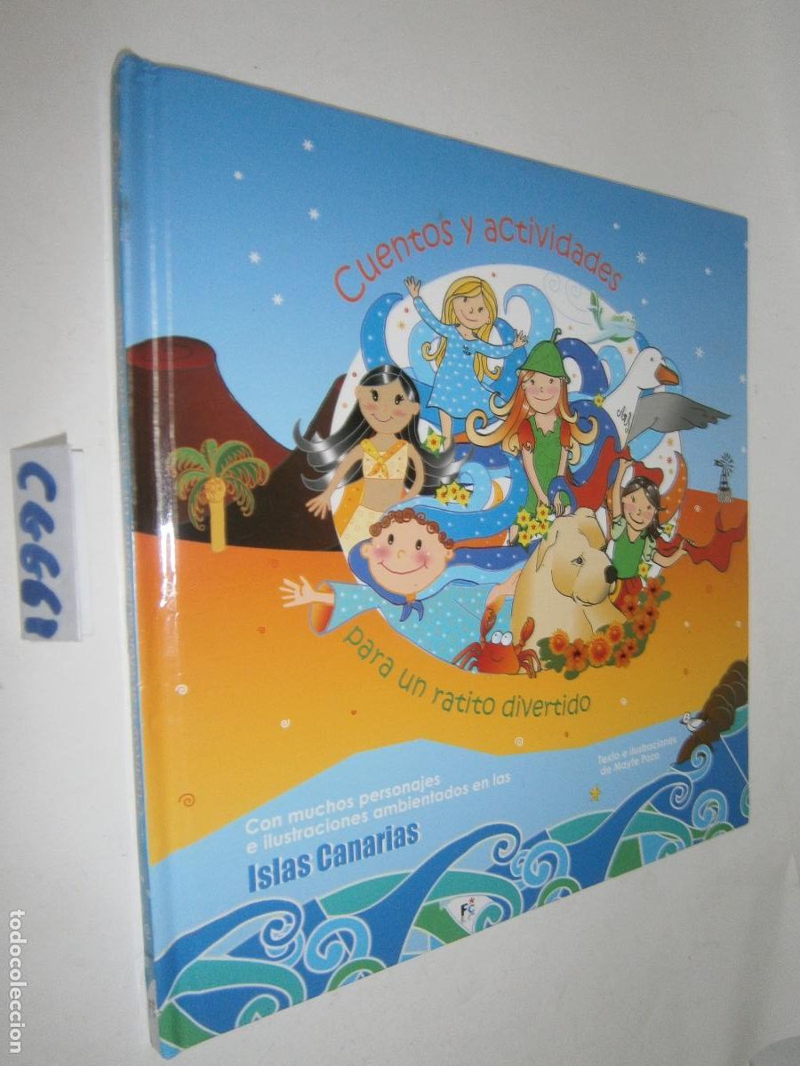 Libros de segunda mano: CUENTOS-ACTIVIDADES PARA UN RATITO DIVERTIDO - PERSONAJES E ILUSTRACIONES AMBIENTADOS ISLAS CANARIAS
