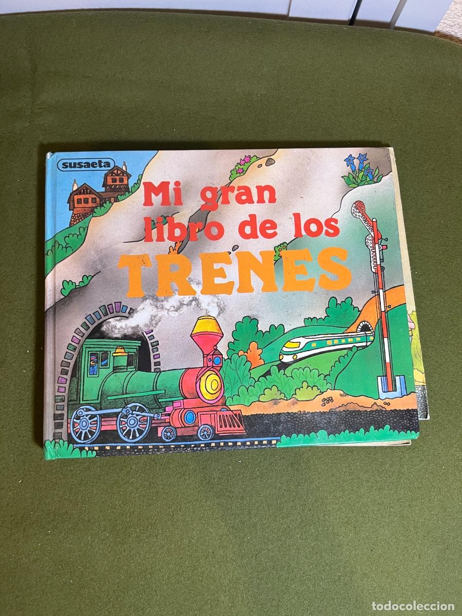 Libri di seconda mano: Mi Gran Libro de los Trenes Susaeta 1989 Libro Infantil Pop-Up Movilibros Trenes Ferrocarriles Despl