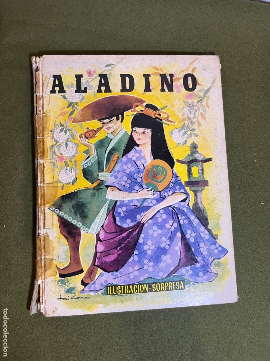 Libri di seconda mano: Aladino Libro Pop-Up Ilustraci&oacute;n Sorpresa Editorial Molino 1964 J. Correas Flores Cuento Troquelado