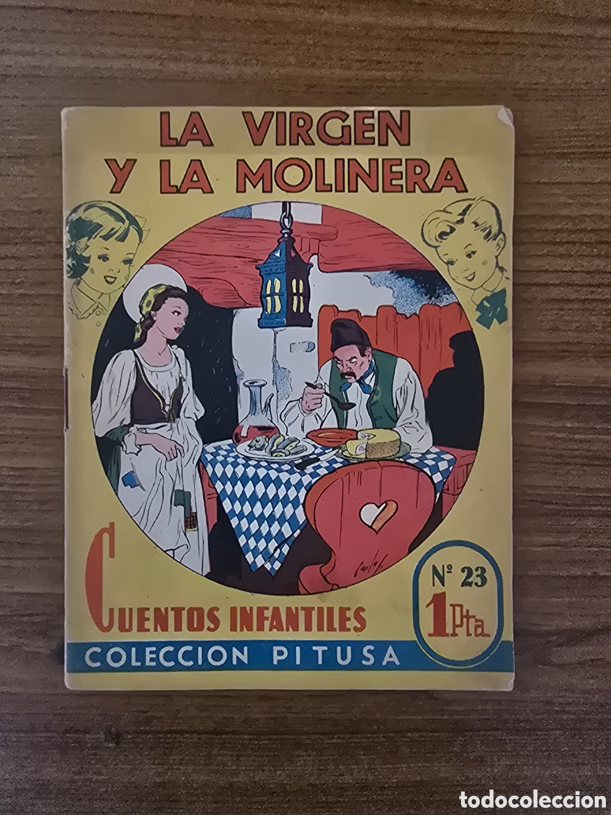 Second hand books: LA VIRGEN Y LA MOLINERA,CUENTOS INFANTILES,NUMERO 23,COLECCION PITUSA,(EDICIONES HYMSA)