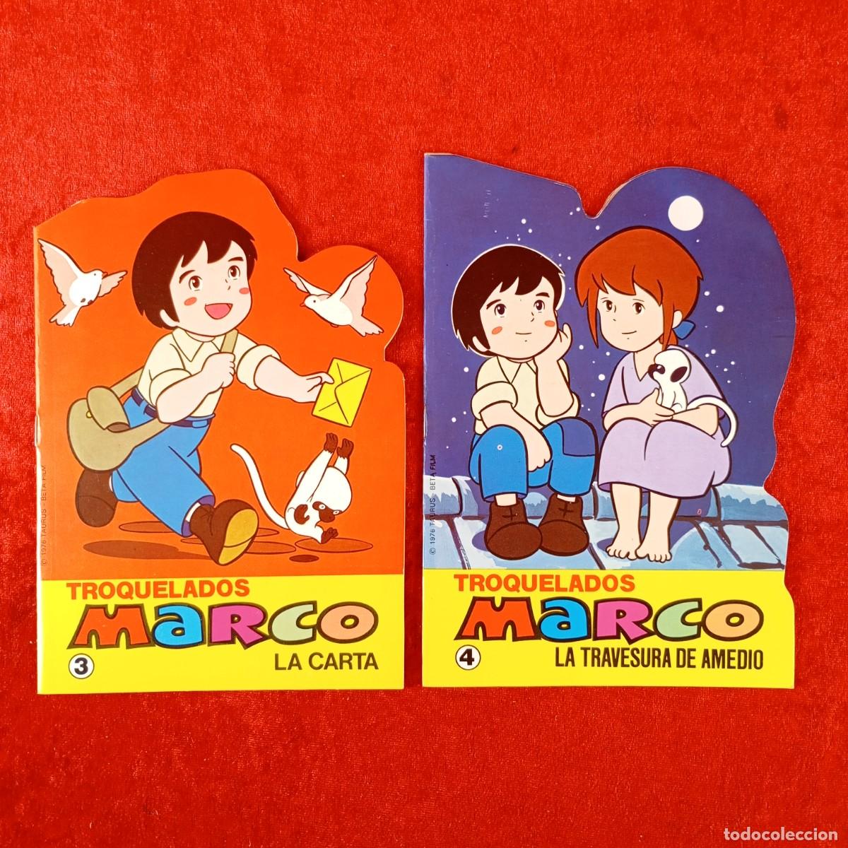 Libros de segunda mano: TROQUELADOS MARCO - TAURUS-BETA FILM - LOTE 2 CUENTOS: 3. LA CARTA, 4. LA TRAVESURA DE AMEDIO / 392