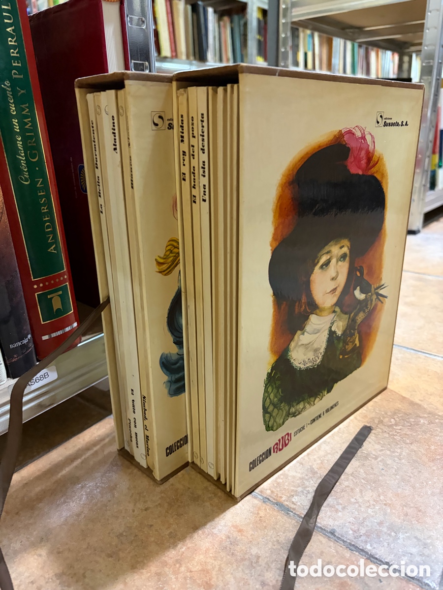 Libri di seconda mano: BLAS68B colecci&oacute;n rubi 2 estuche I y II COMPLETA Buen estado. Susaeta, pulgarcito, pinocho, aladino