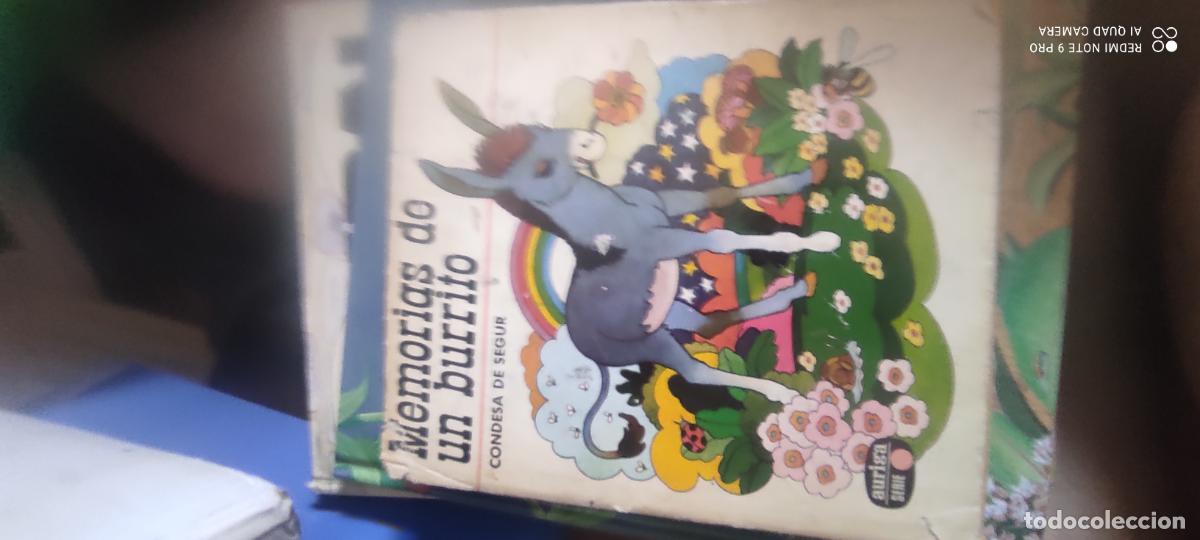 Libros de segunda mano: COLECCI&Oacute;N AURIGA SEIE ROSA N&ordm; 78 - MEMORIAS DE UN BURRITO - 1&ordf; EDICI&Oacute;N AFHA 1970