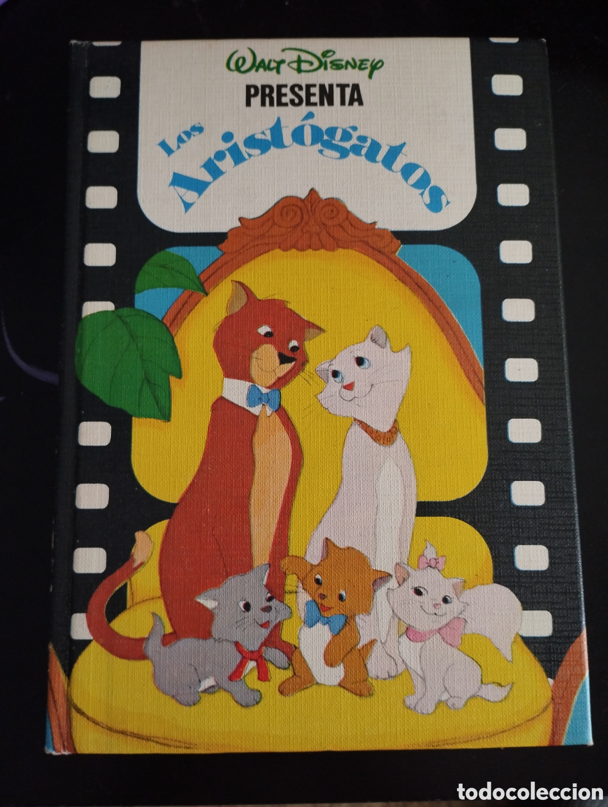 Libros de segunda mano: Cuento infantil a&ntilde;o 1985 cl&aacute;sico tapa dura &rdquo;Los aristogatos&rdquo;, Walt Disney