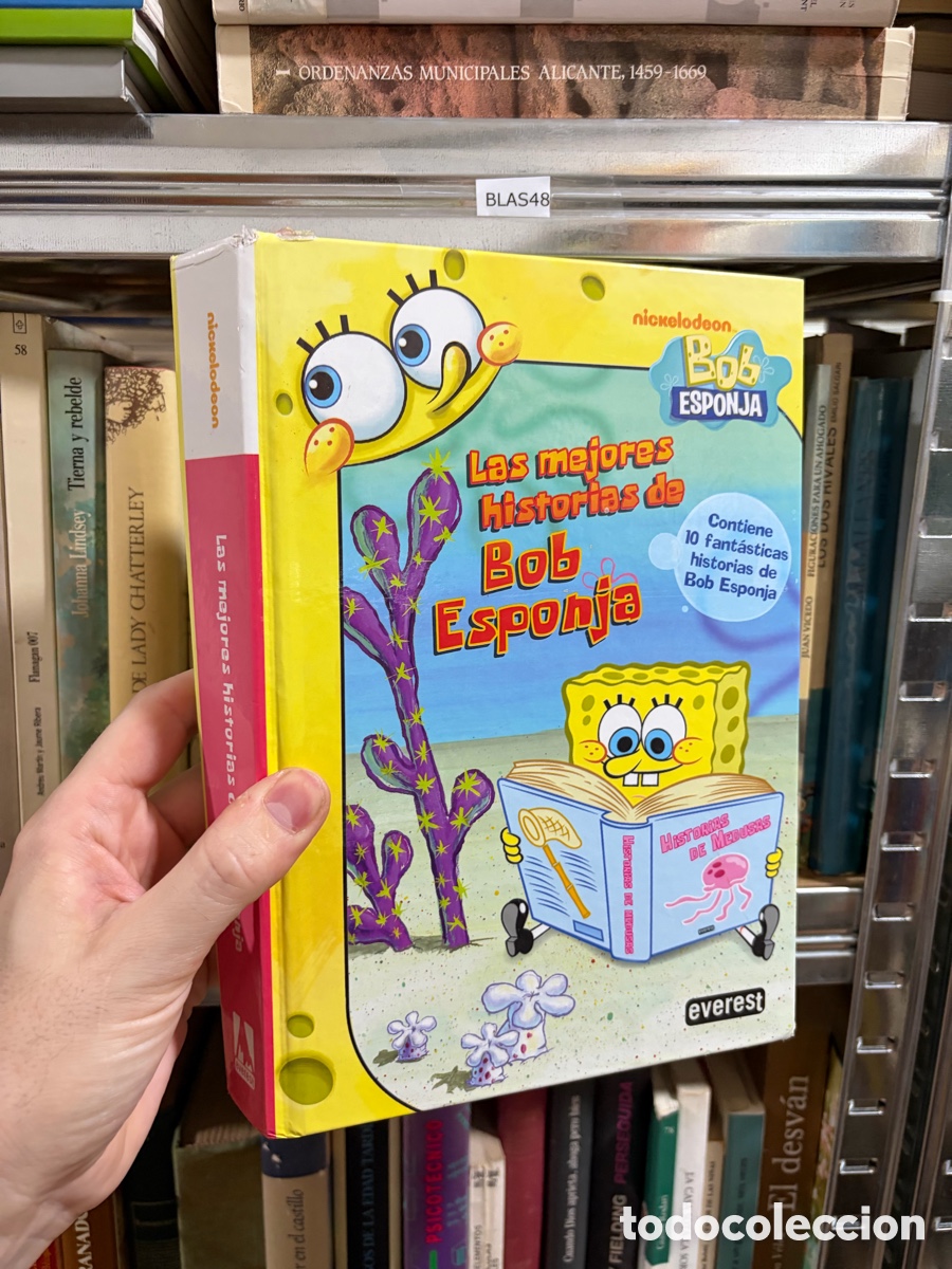 Second hand books: Blas48 libro ilustrado Les mejores histortas de Bob Esponja - nickelodeon - contiene 10 cuentos