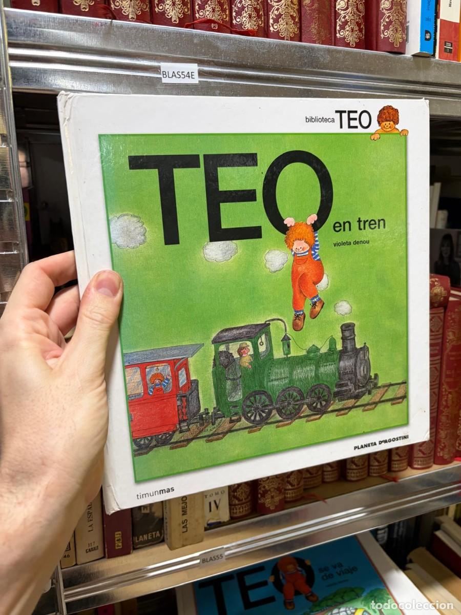 Libros de segunda mano: BLAS54E Violeta Denou &mdash; Teo en tren &mdash; Timun Mas.