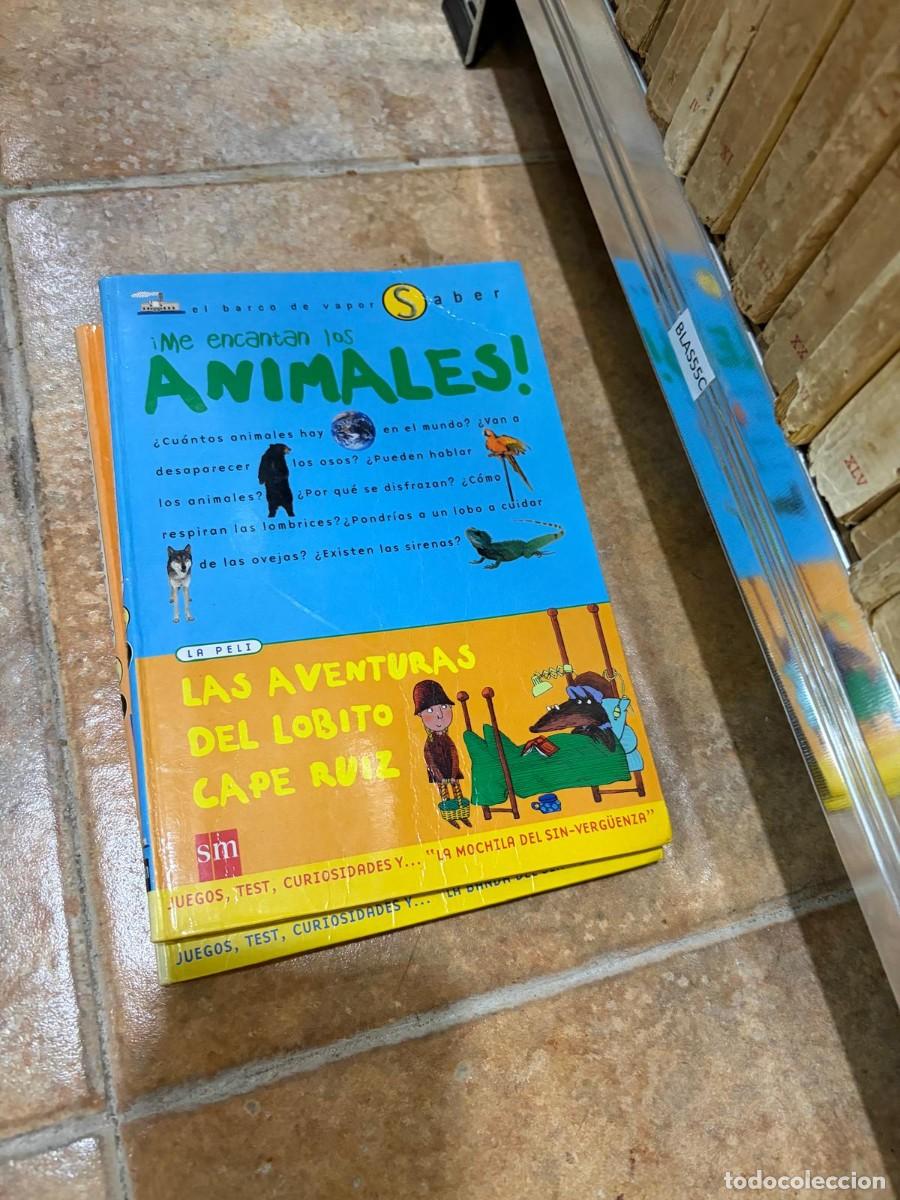 Libros de segunda mano: BLAS55C La Peli &mdash; &iexcl;Me encantan los animales! / Las aventuras del lobito Cape Ruiz &mdash; SM.