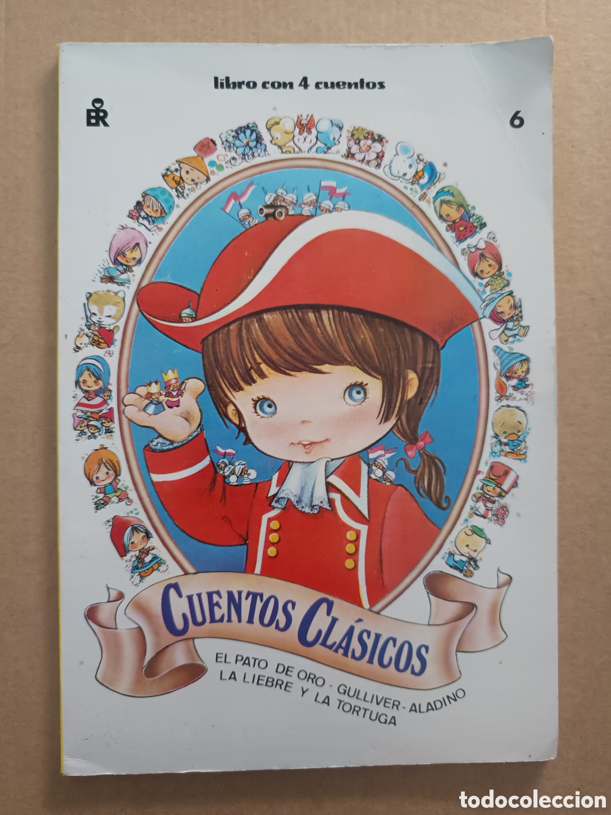 Libros de segunda mano: {&deg;_&deg;} Cuentos Cl&aacute;sicos n&deg;6 (Roma, 1985). Ilustraciones de Helenita. Ver contenidos.