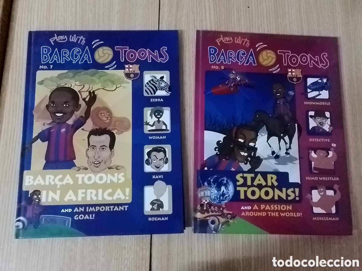 Libros de segunda mano: libros tomo 7 y 8 Bar&ccedil;a Toons