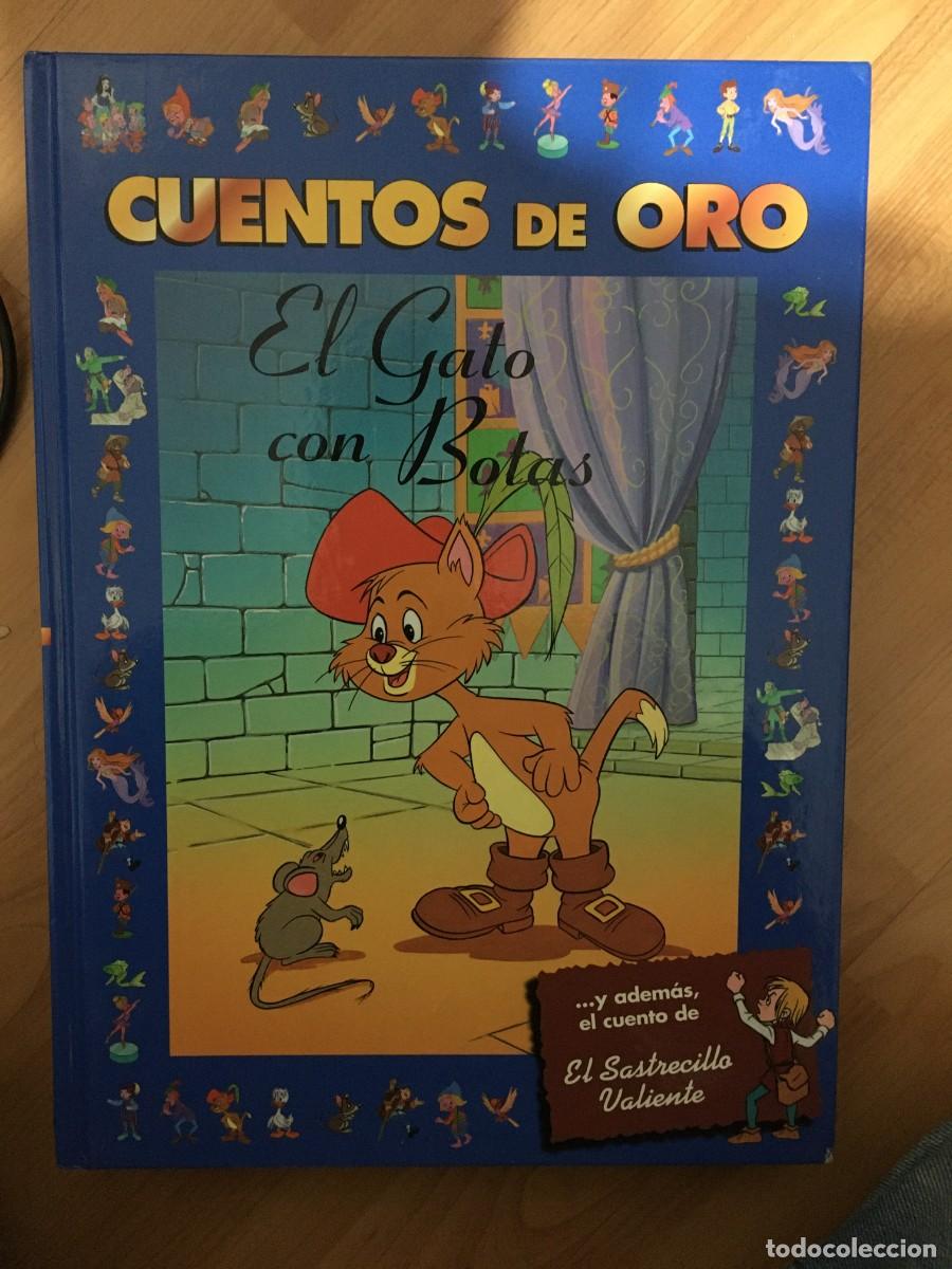 Libros de segunda mano: CUENTOS DE ORO. El sastrecillo valiente-El gato con botas - Foto 2