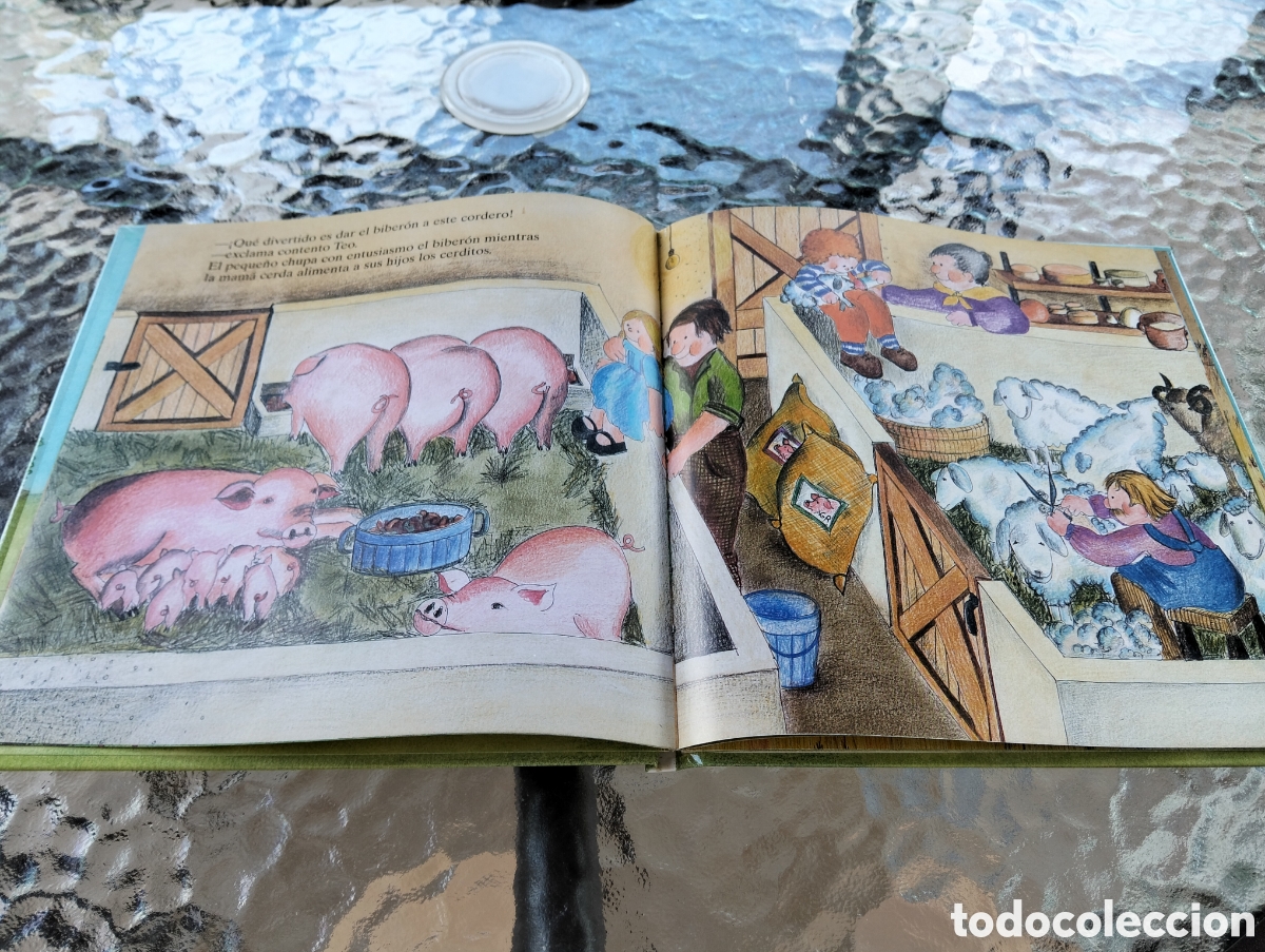 Libros de segunda mano: Teo en la granja. El pa&iacute;s - Foto 3
