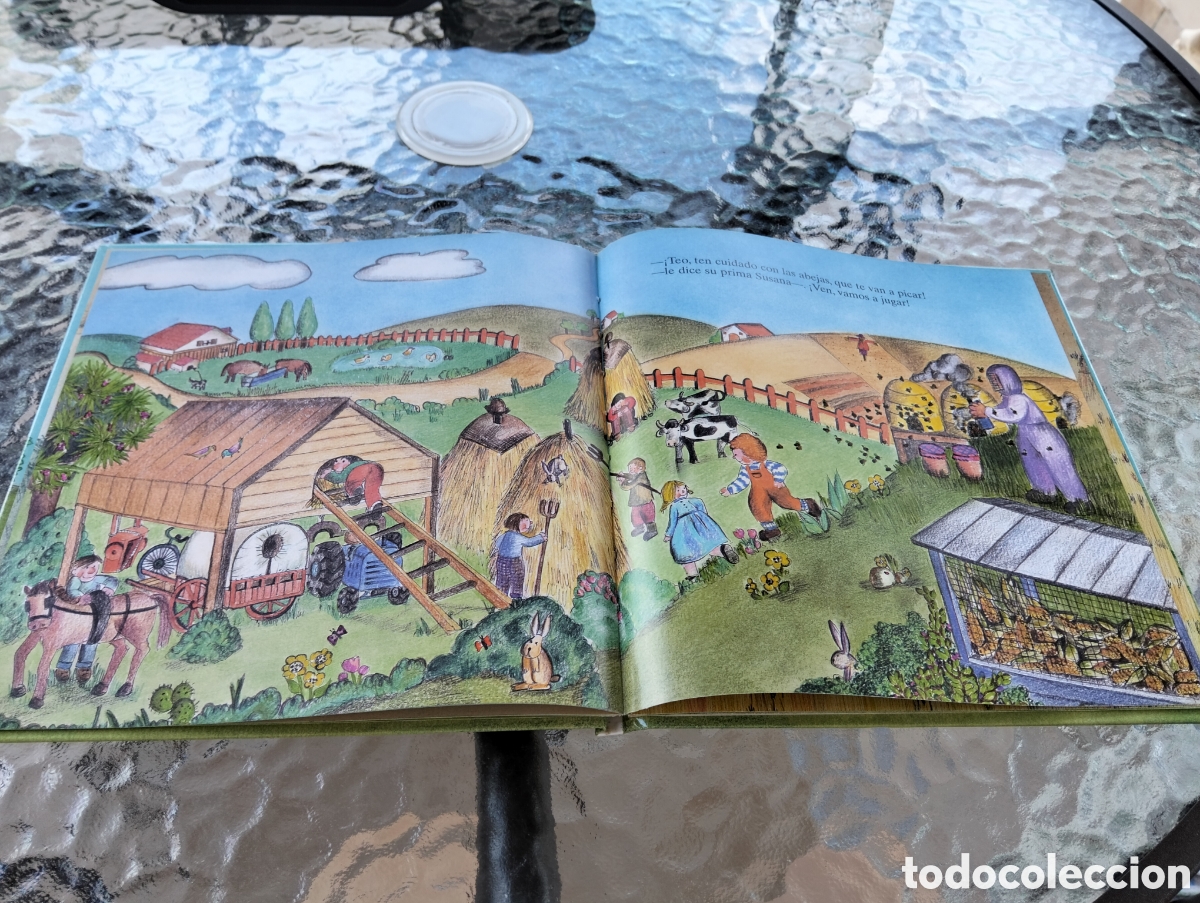 Libros de segunda mano: Teo en la granja. El pa&iacute;s - Foto 4