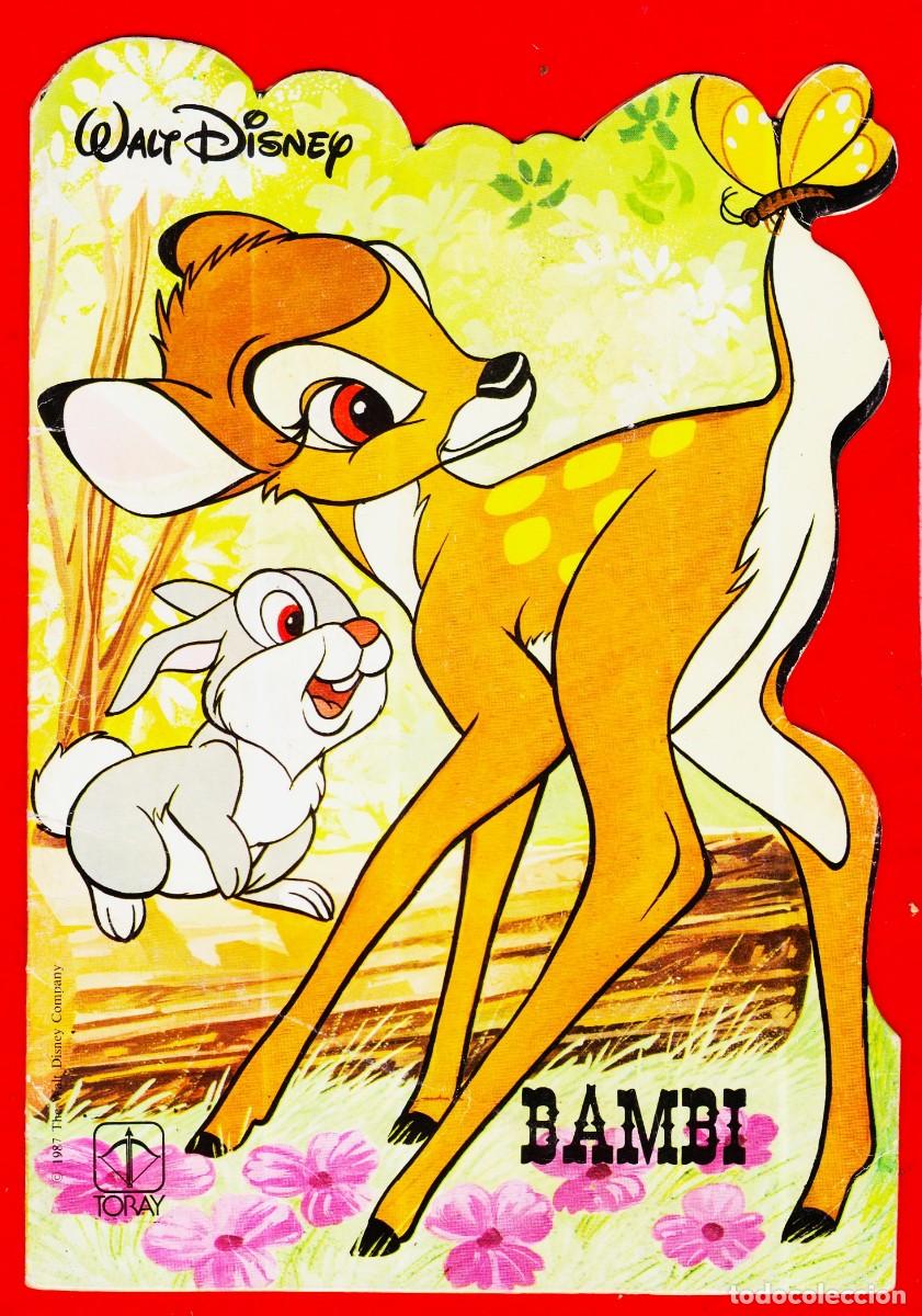 Libros de segunda mano: TROQUELADOS WALT DISNEY n&ordm; 1: BAMBI - Toray, 1989.