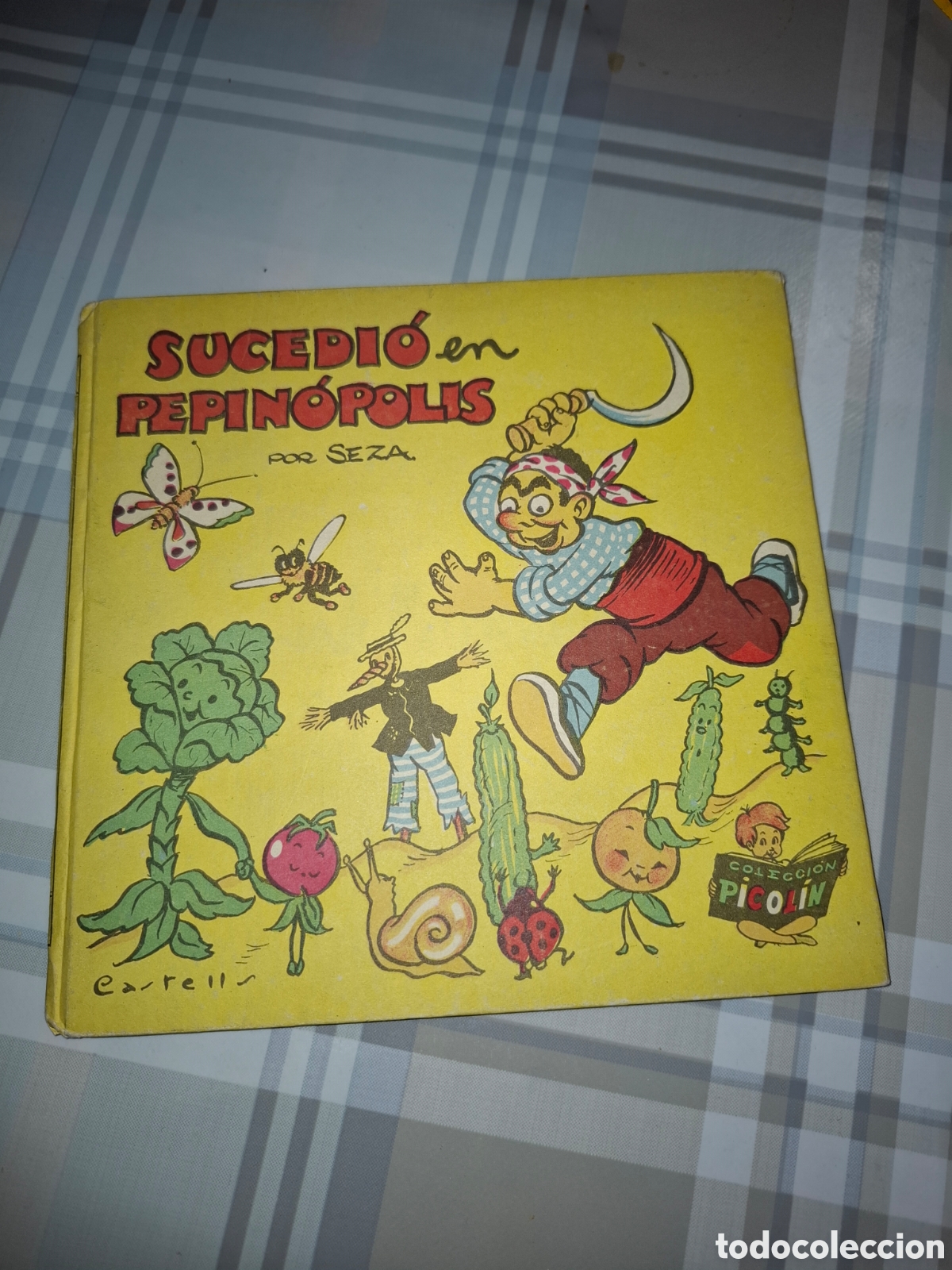 Libros de segunda mano: Sucedi&oacute; en Pepin&oacute;polis, por Seza , Dibujos Castells, colecci&oacute;n Picol&iacute;n