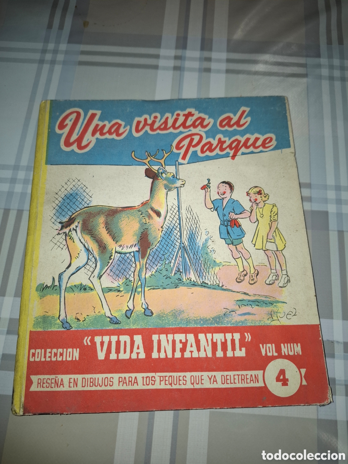 Libros de segunda mano: Una visita al parque, Colecci&oacute;n Vida Infantil n&deg; 4, dibujos Jaime Juez