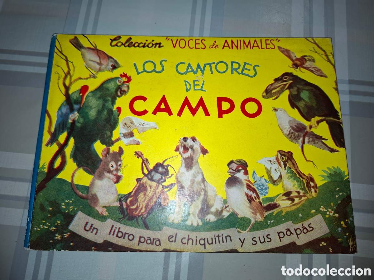 Libros de segunda mano: Los cantores del campo, colecci&oacute;n voces de animales, dibujos Alejandro Coll