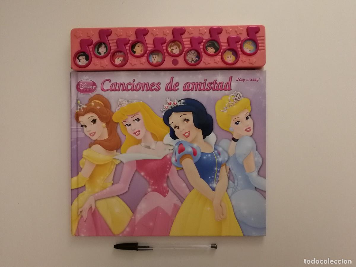 Libros de segunda mano: LIBRO MUSICAL - CANCIONES DE AMISTAD - WALT DISNEY - PRINCESA - BLANCANIEVES