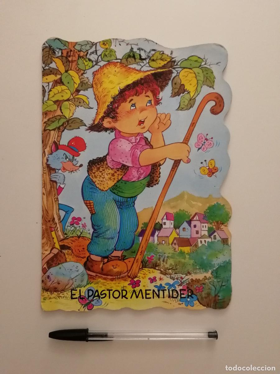Libros de segunda mano: CUENTO TROQUELADO - EL PASTOR MENTIDER - INFANTIL - EN CATALAN