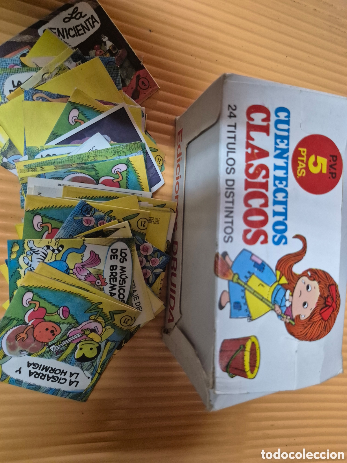 Libros de segunda mano: 250 MINICUENTOS DRUIDA CON SU CAJA EXPOSITORA . 24 TITULOS