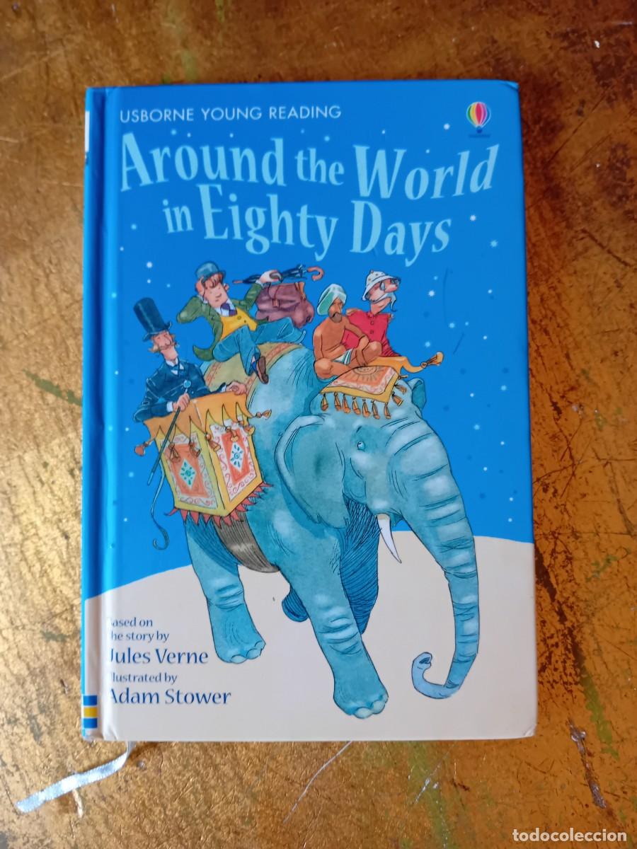 Libros de segunda mano: Around the world in eighty days ,usborne Young reading. - Foto 1