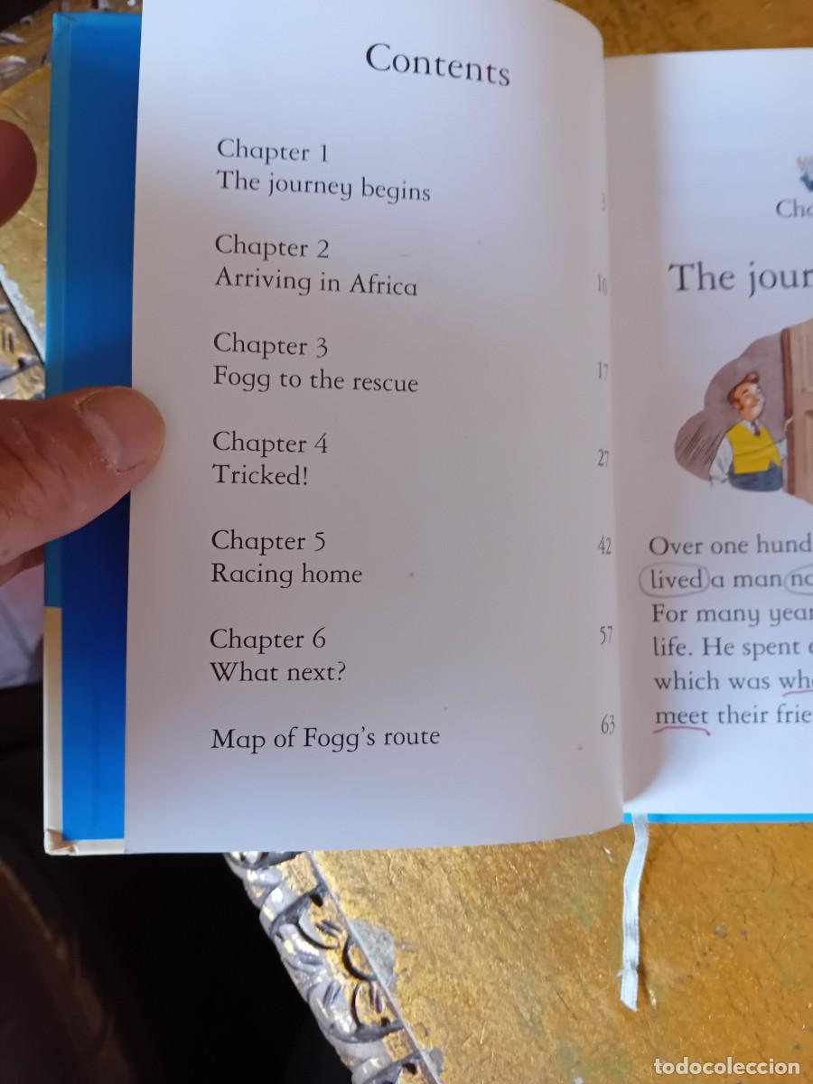 Libros de segunda mano: Around the world in eighty days ,usborne Young reading. - Foto 2