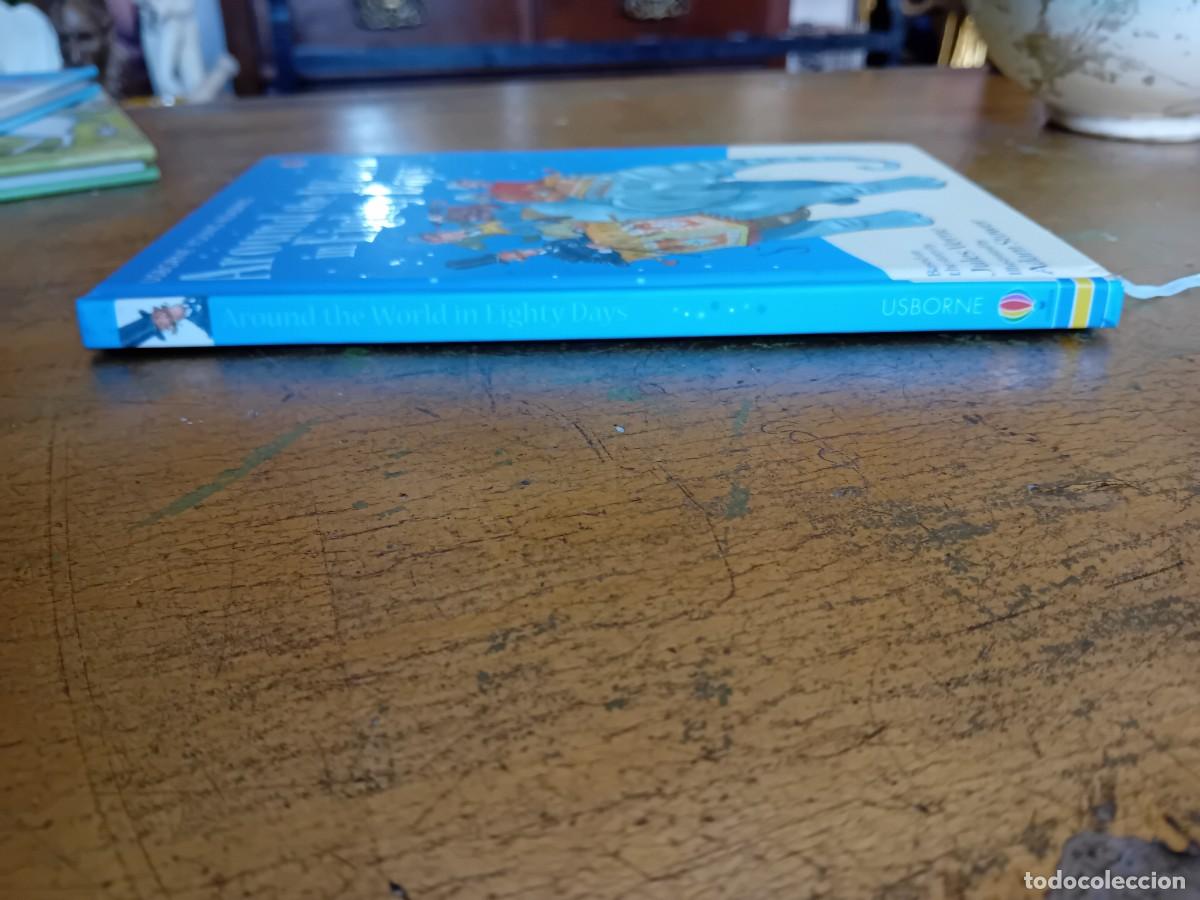 Libros de segunda mano: Around the world in eighty days ,usborne Young reading. - Foto 7