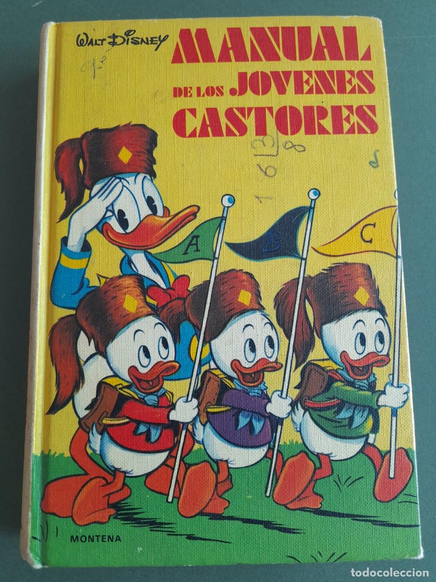 Libros de segunda mano: Manual de los j&oacute;venes castores, Disney, ed montenao 1977