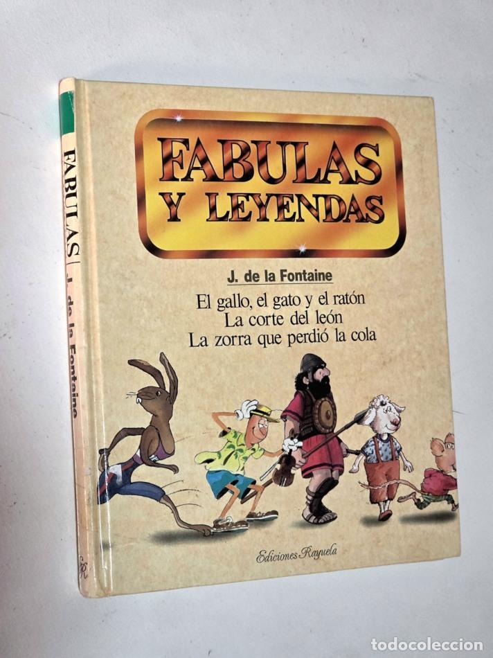 Libros de segunda mano: F&Aacute;BULAS Y LEYENDAS. EL GALLO, EL GATO Y EL RAT&Oacute;N. LA CORTE DEL LE&Oacute;N. LA ZORRA QUE PERDI&Oacute; LA COLA - D